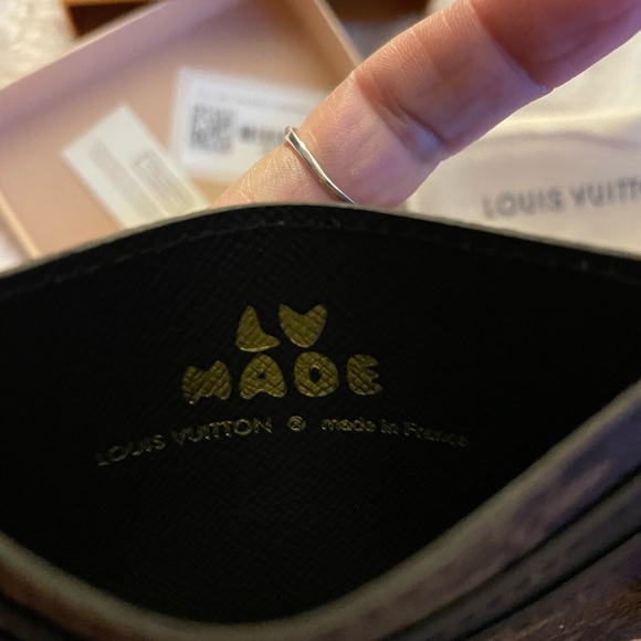 Louis Vuitton double card holder from the nigo collection.. - Picture 11 of 13